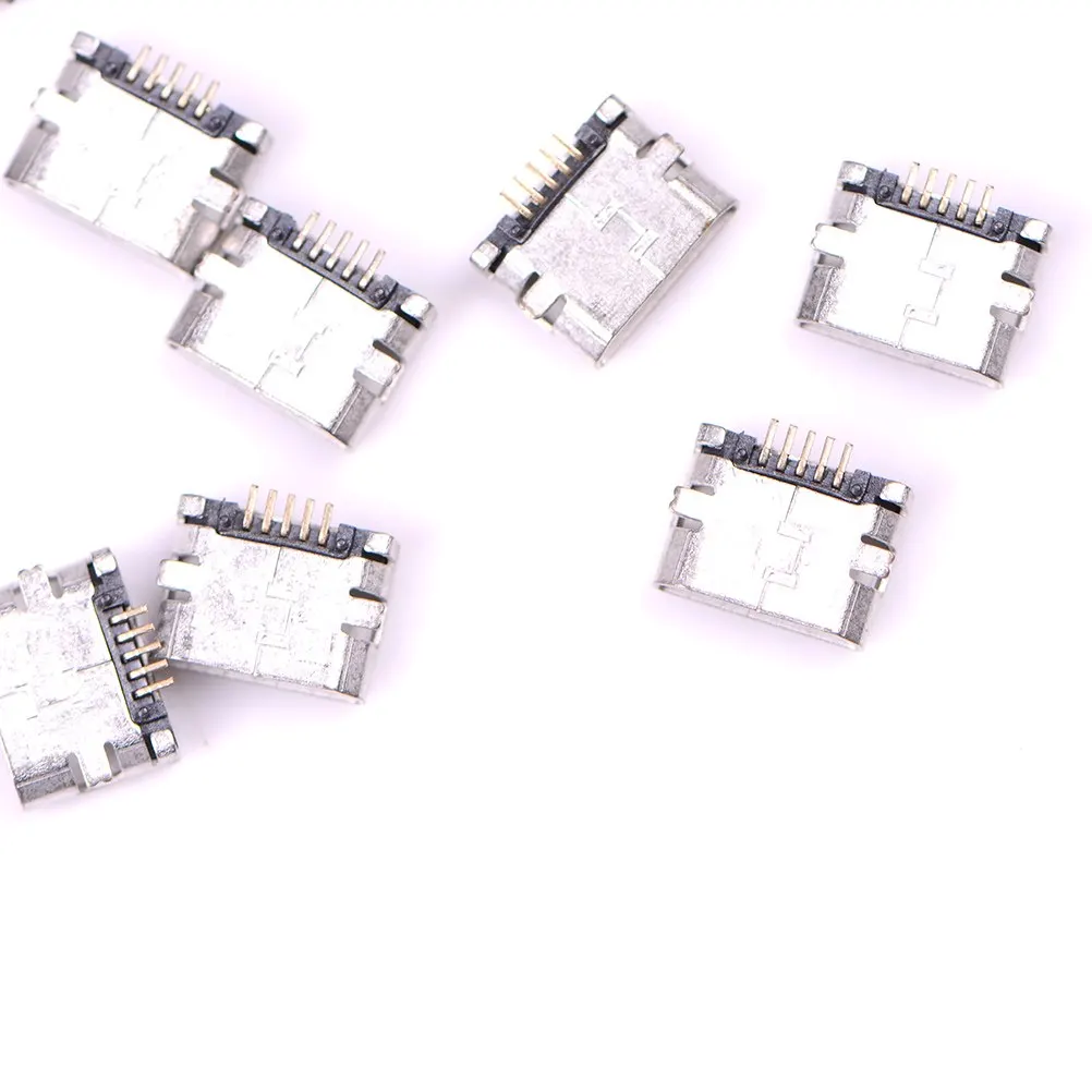 

10pcs/set G18 Micro USB Type B Female 5Pin SMT Socket Jack Connector Port PCB Board Charging