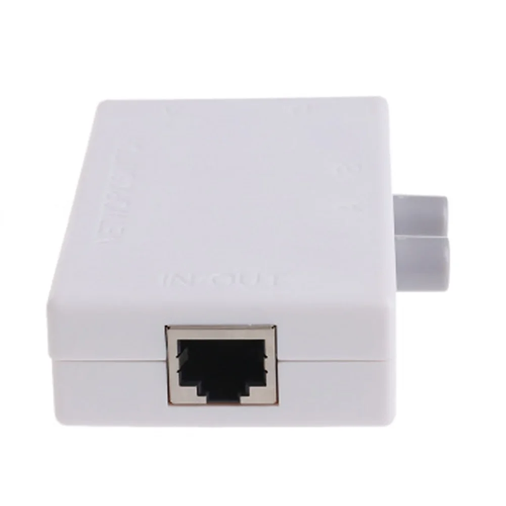 

Сетевой мини-коммутатор RJ45, бесшумный, легкий в эксплуатации, подключи и играй, современный, недорогой, практичный, для дома и офиса, 2 порта