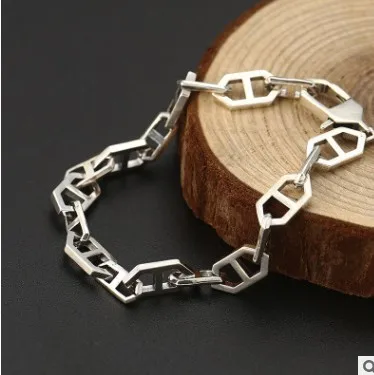 

new arrival 925 real silver bracelets7mm trendy jewelry
