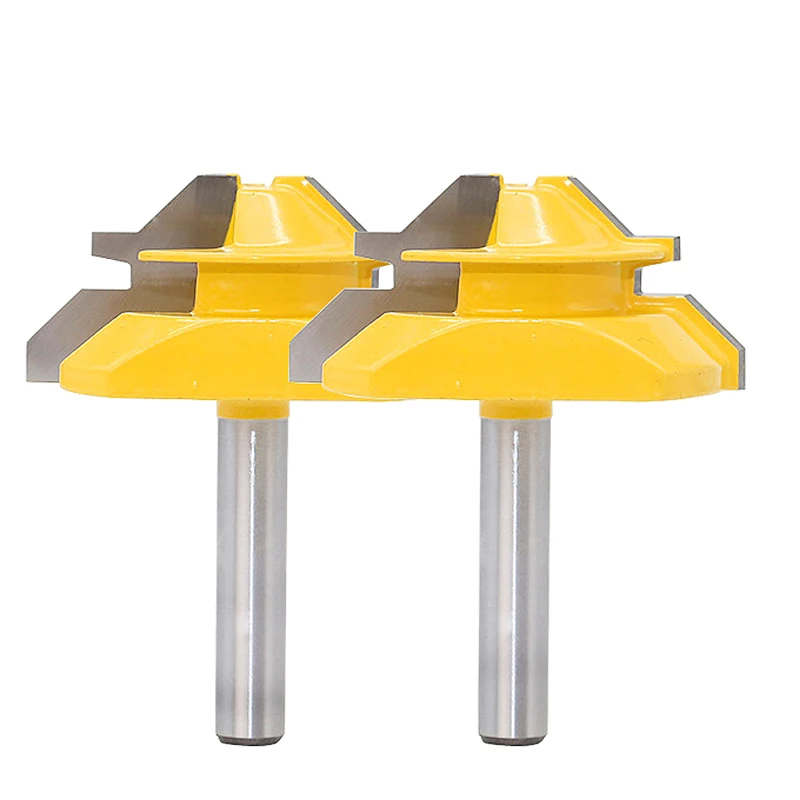 Концевая фреза с хвостовиком 8 мм торцевая защитой от откидной крышки 45 градусов