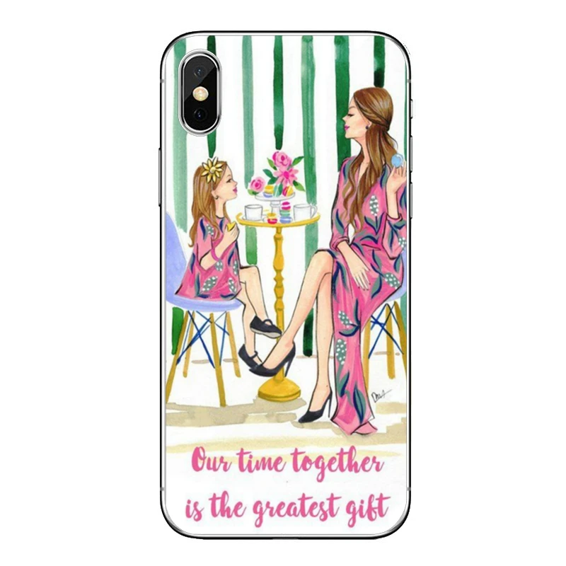 Чехол для телефона с надписью super Mom Baby Girl family queen iPhone XR X XS Max 8 7 6s 6 plus SE 5s 5c 5 iPod Touch |