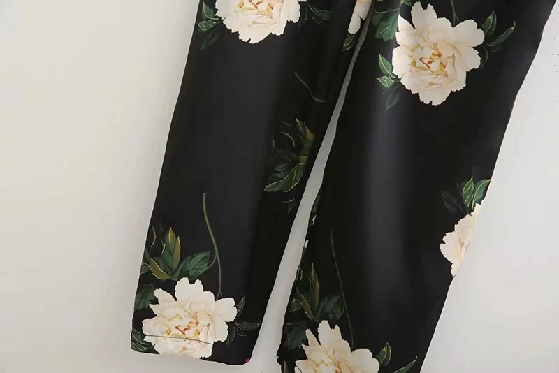 2019 короткий рукав цветочный комбинезон женский сексуальный v-образный вырез