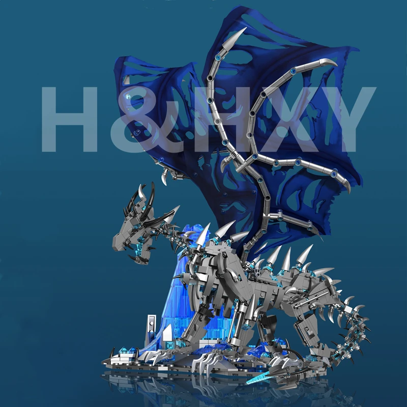 

IN STOCK 18K MOC K91 1388pcs Movie Serise Iceberg Dragon Model Buliding Blocks Assembly Bricks Puzzle Toys Birthday Gift Kids