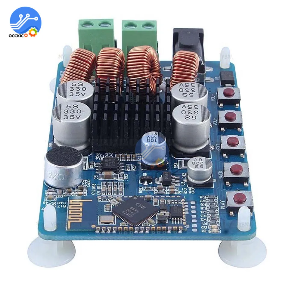 TPA3116 TPA3118 беспроводной Bluetooth 4,0 Плата усилителя 8-26VDC 2X30 Вт/2X50 Вт высокой мощности цифровой аудио усилитель