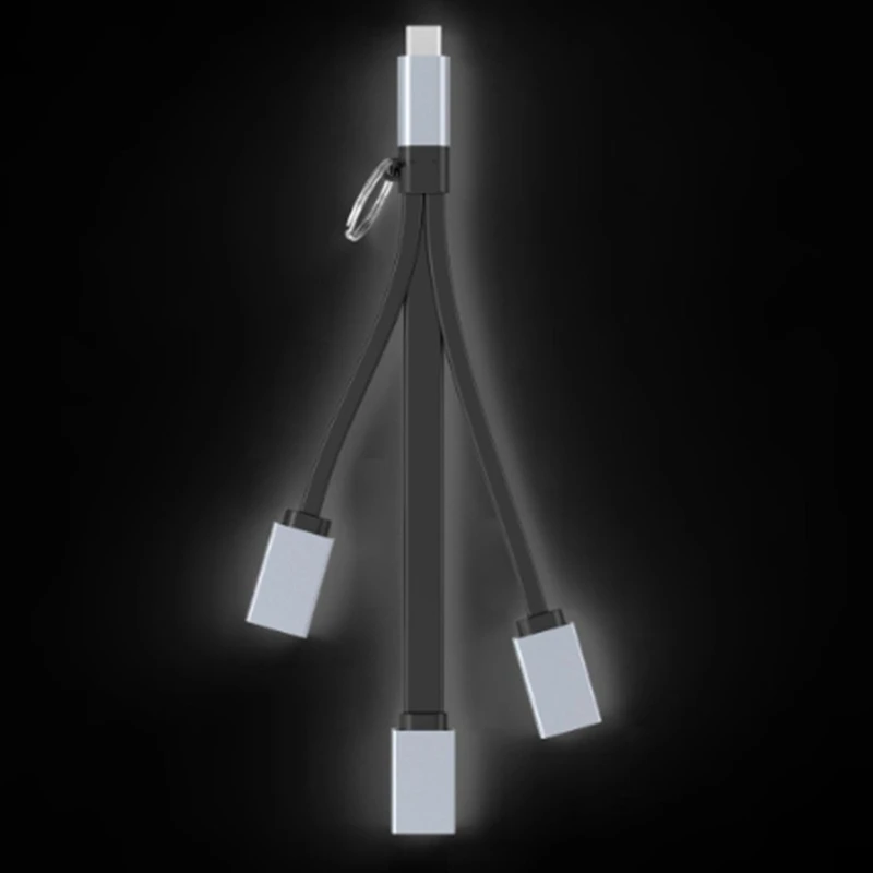 USB C концентратор кабель Type OTG адаптер с 3 usb портами портативный удлинитель для