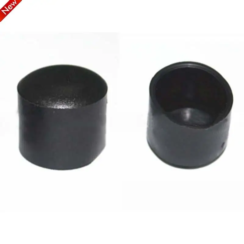 

Black 22mm Chair Leg Caps PVC Plastic Feet Protector Pads Furniture Table Covers Round Bottom 4pcs/set