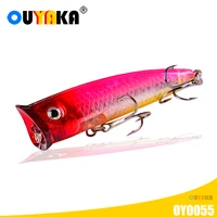 popper fishing lure weights 10 5g 7 5cm floating top water leurre fake pike fish pesca accesorios mar equipment angeln zubehor