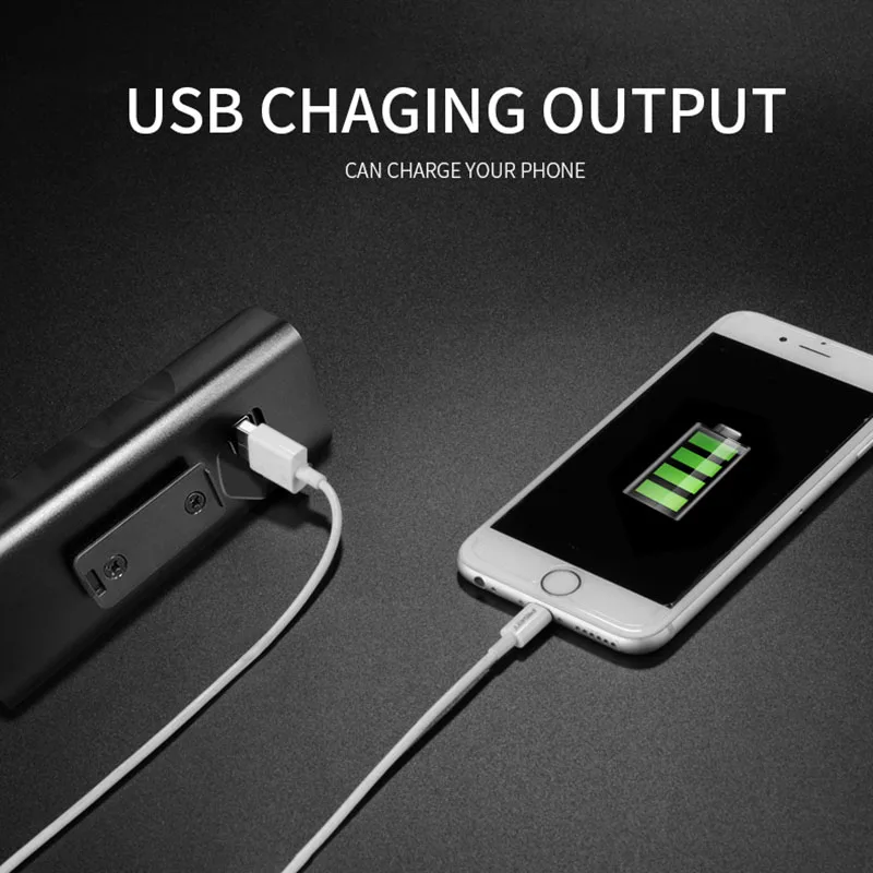 Велосипедный светильник L2 светодиодный с зарядкой от USB 5200 мАч|led cycle light|cycling
