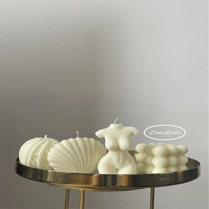

Scallop 3D Candle Mould Scented Handmade Candle Making Shell Aromatherapy Plaster Plastic Shell Soap Mold