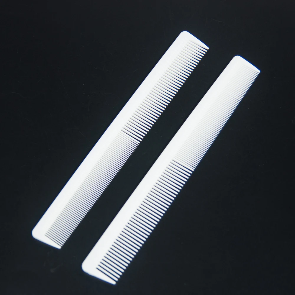 1 Pc White Antistatic Salon Heat Resistant Taper Cutting Comb for Hairdressing Hair Styling Tool|for cut hair|for hair salonstyling tools |