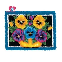 latch hook rug kits flowers needlework undefined carpet embroidery rug latch hook kits floor carpet diy rug yarn tools kits