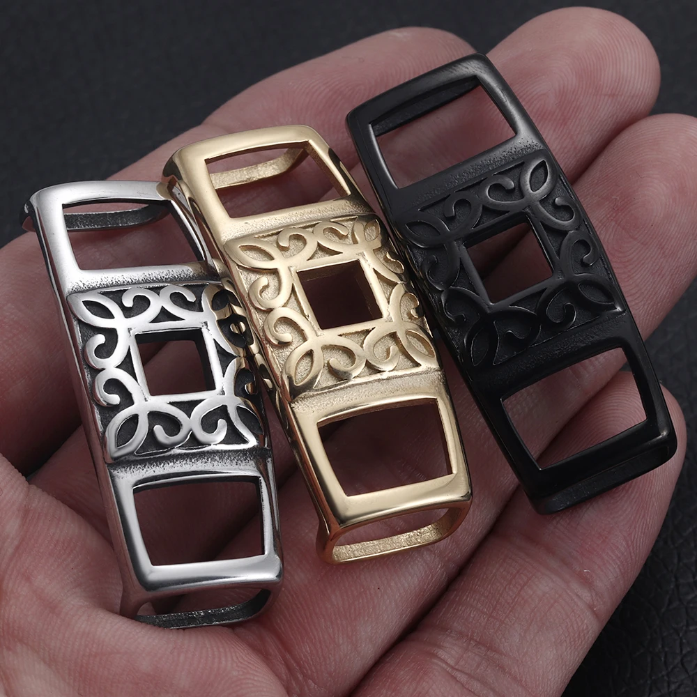 Нержавеющая сталь бусины Позолоченные полые 12x6 мм отверстие бисера скользящие