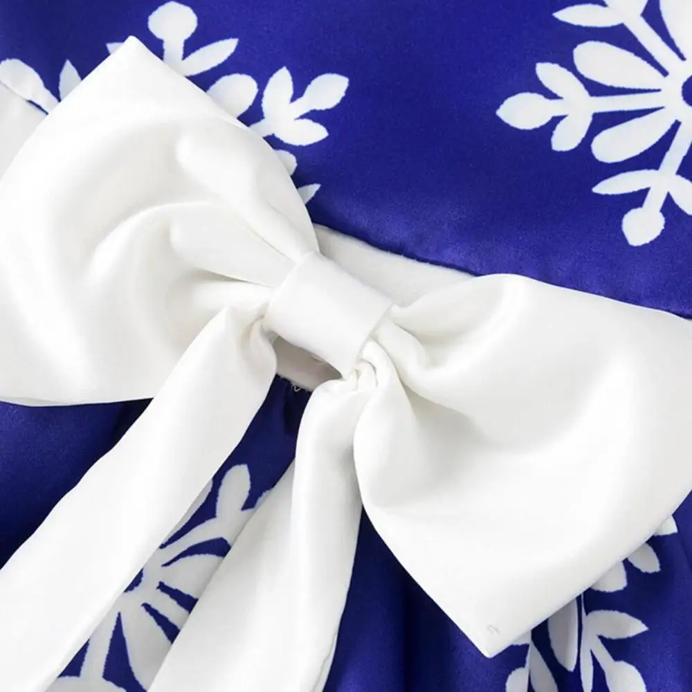 Платье для девочек детское праздвечерние чное платье в виде снежинки дня