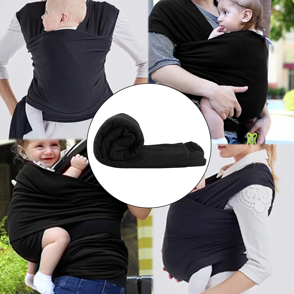 

58*530cm Newborn Baby Carrier Sling Stretchy Wrap Portable Carrier Elastic Adjustable Cotton Hipseat Backpack Baby Carrier Wraps