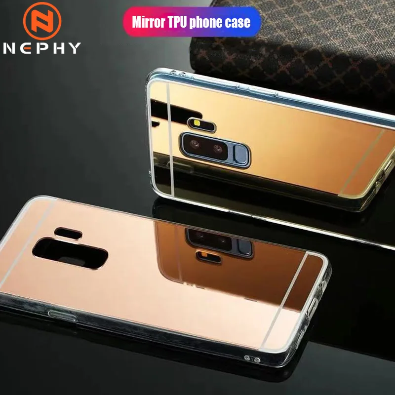 Зеркальный Мягкий силиконовый чехол для телефона Samsung Galaxy Note 9 3 4 5 8 A6 A8 Plus 2018 A5 A7 2017