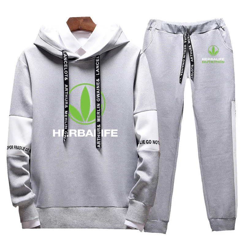 2021 весенние мужские модные толстовки Herbalife Nutrition спортивные штаны удобные