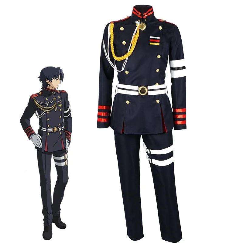 

Seraph of the End Guren Ichinose Cosplay Uniform Outfit Ichinose Guren Costume Military Uniform Halloween Carnival Costumes