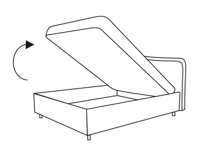 Кровать с подъемным механизмом &quotМелисса-люкс&quot 1200 |