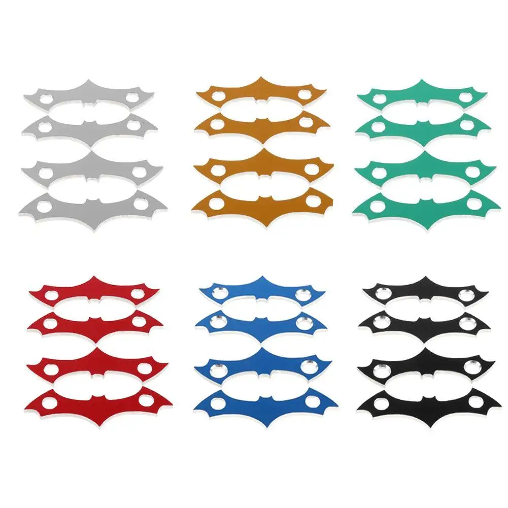 

4pcs Aluminum Alloy Skateboard Deck Protective Gasket Longboard Anti-sinking Prevent Sag Hardware Outdoors Skateboard Parts