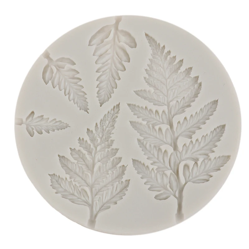 

3D DIY Fern Leaf Silicone Cake Mold Kitchen Fondant Cupcake Chocolate Baking Tool Pastry Tools