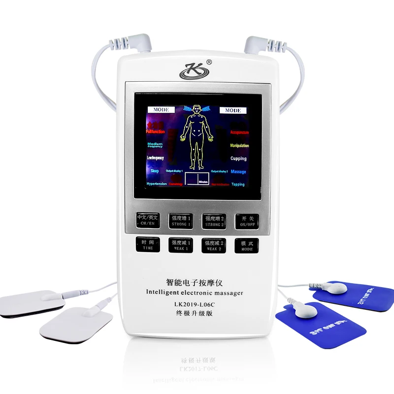 Электронный импульсный массажер десятки корпус иглоукалывания массаж