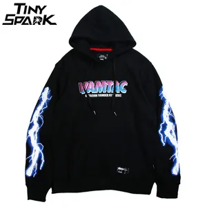 Мужская толстовка в стиле хип-хоп, черная Повседневная хлопковая толстовка с объемным принтом в стиле Харадзюку, хип-хоп, весна 2019