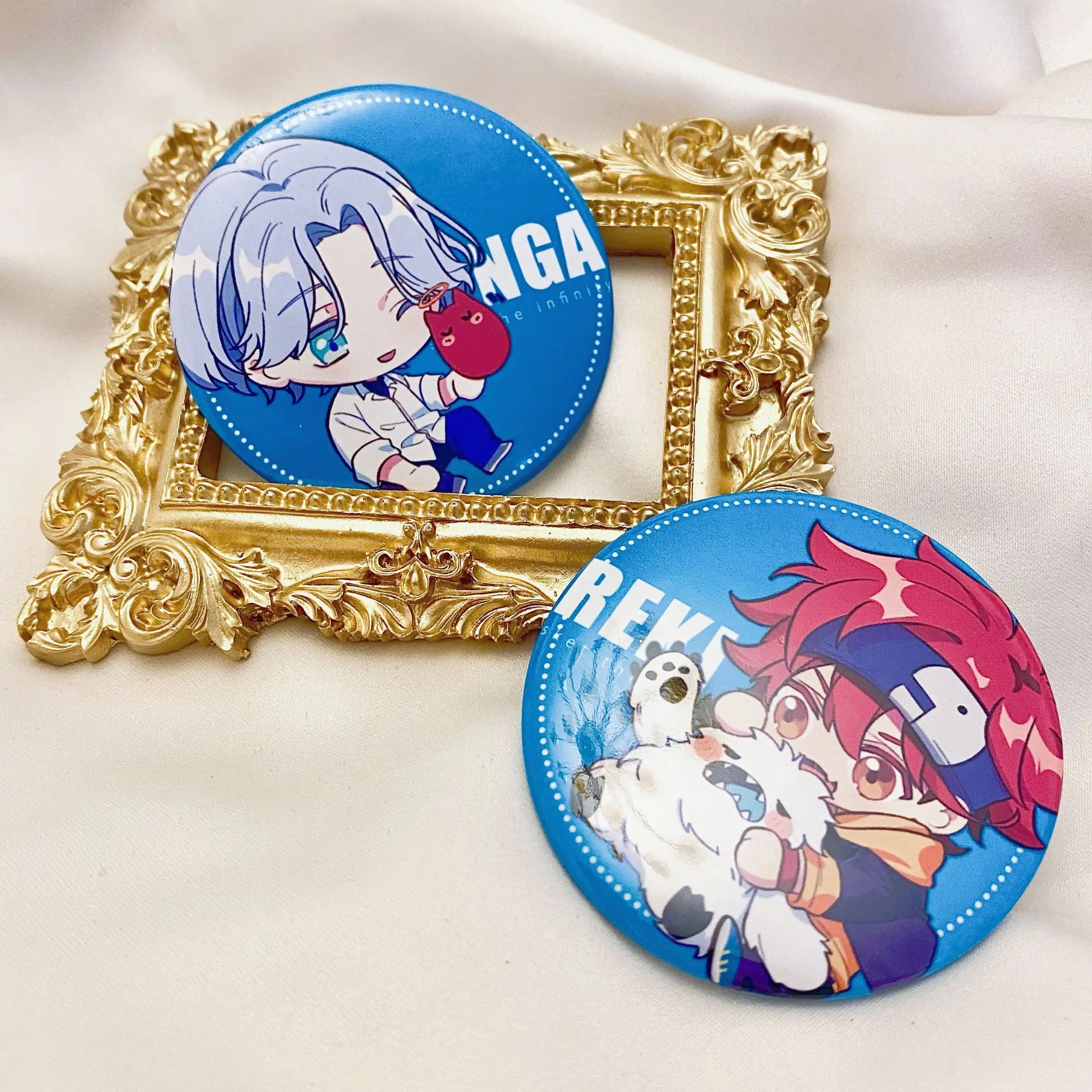 

Anime SK8 the Infinity SK EIGHT REKI MIYA Cherry Blossom Cute Keyrings Badge Brooch Pin Pendant School bag Itabag Toys Keychain