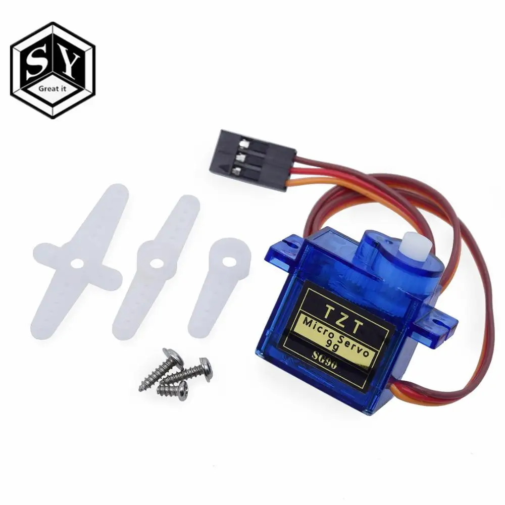 Great IT умная электроника Rc Мини Микро 9g 1,6 кг сервопривод SG90 Для RC 250 450 Вертолет самолет автомобиль Лодка SG90 Bracke