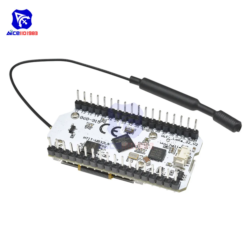 Плата расширения diymore LoRa 868 915 МГц OLED дисплей 0 96 дюйма ESP32 Wi Fi Bluetooth антенна на