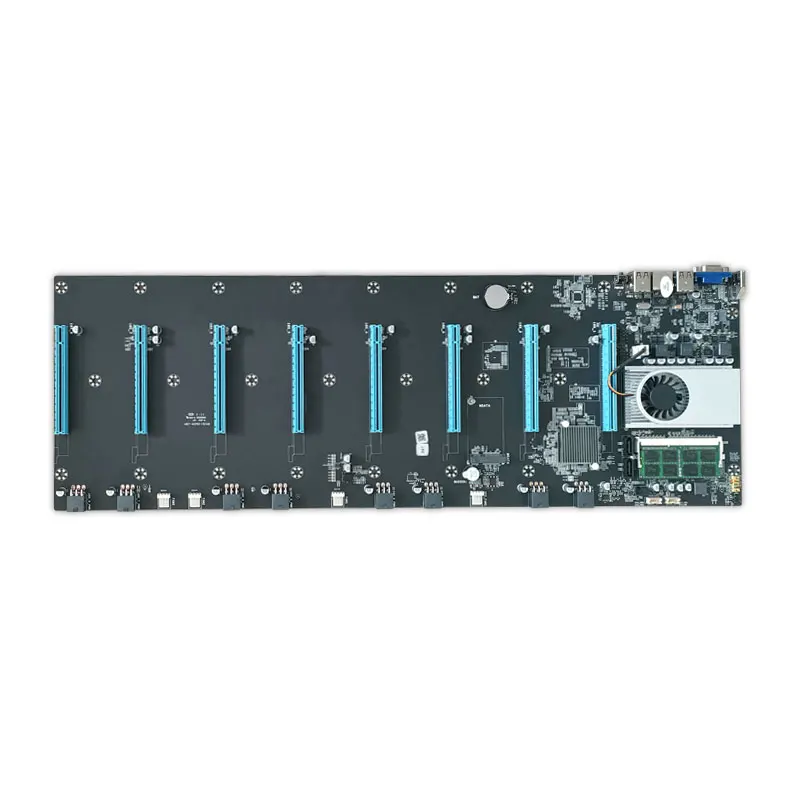 

Новая семейная материнская плата для майнинга 8 pcie 16X, графическая карта SODIMM DDR3 SATA3.0, поддержка VGA + HDMI