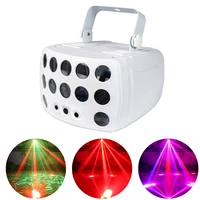 36w beam laser firefly 3in1 stage effect light dmx512 butterfly light rg laser scanning lamp for wedding party disco dj dmx
