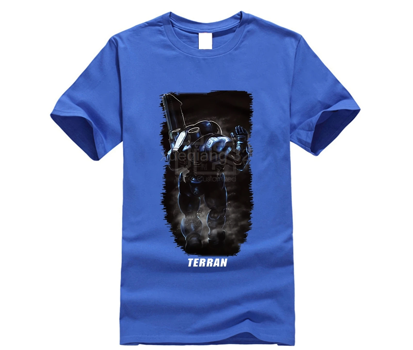 TEE7 Game Star Cotton T shirt Protoss Zerg Terran Short sleeve O neck shirts Mens футболка|Мужские футболки| |
