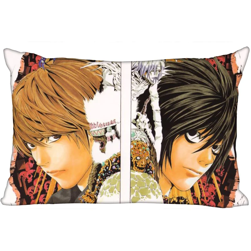 Новое поступление тетрадь смерти наволочка с аниме декоративная 45x35 см (с одной