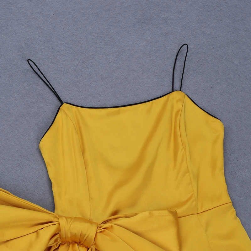 INDRESSME, летнее Новое Женское Клубное платье, сексуальное, модное, однотонное, без рукавов, без спинки, без бретелек, с бантом, с вырезами, женское платье миди