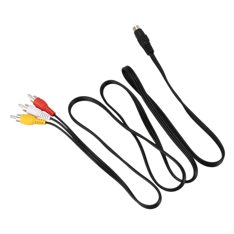 1 5 м 4.9ft 3 RCA Мужской до 4 Pin S-Video ТВ ПК кабель-переходник | Электроника