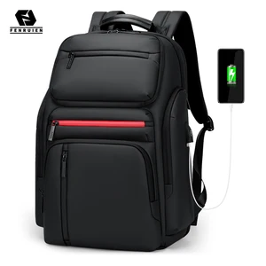 fenruien fashion business large capacity laptop backpack men multi function usb charging travel backpack school bag for teenager free global shipping