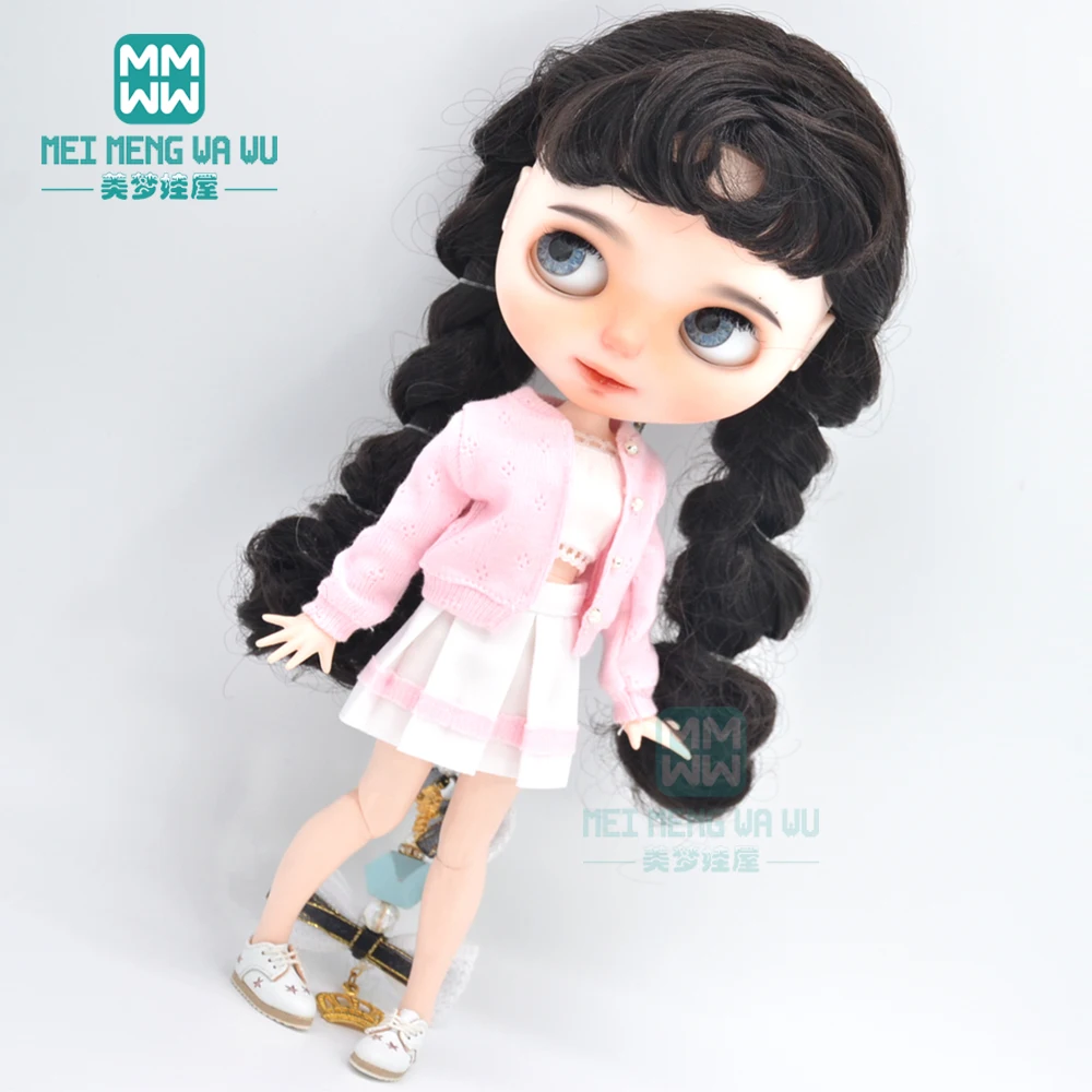 Одежда для куклы Blyth модный свитер из трех частей Azone OB23 OB24 1/6 аксессуары кукол |