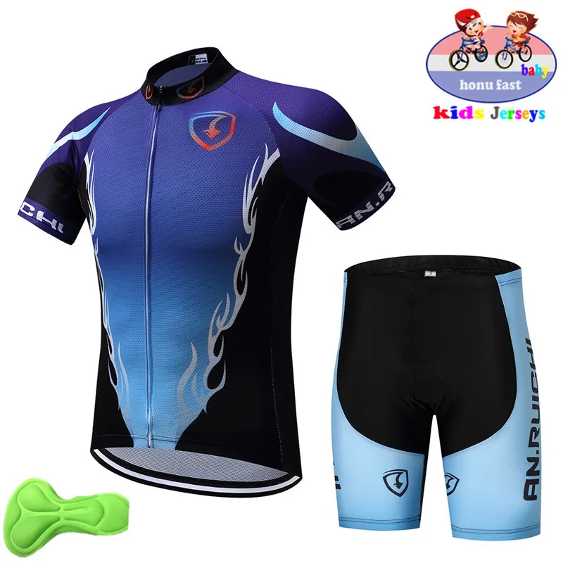 

New 2021 Kids Cycling Jersey Set Mens Summer Kids Cycling Clothing Short Sleeve Bike Thirt Children Sportwear Jersey De Ciclismo