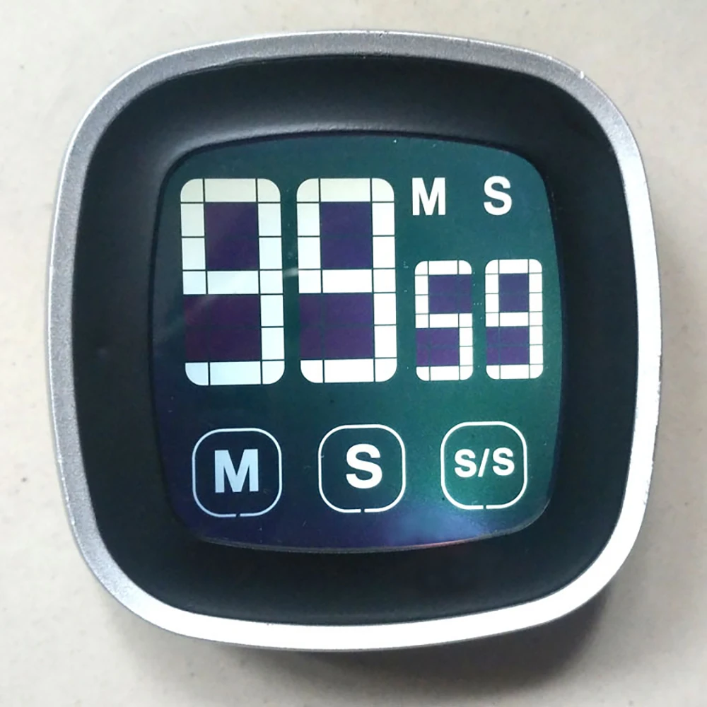 Большой светодиодный дисплей кухонный таймер сенсорный экран электронный