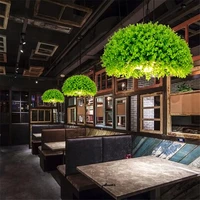 imitation plant chandelier is suitable for restaurant and bar industrial loft decoration chandelier retro lighting lamp