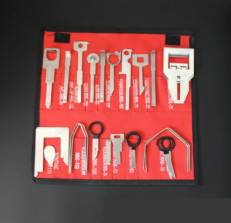 38 шт./компл. автомобильный комплект ключей для снятия стереомагнитолы Kenwood Clarion Sony