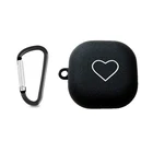 Портативный защитный чехол для наушников Samsung Galaxy Buds Live, жесткий чехол с рисунком сердца