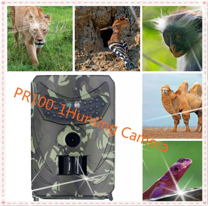 Водонепроницаемая камера для охоты с углом обзора 120 градусов 1080P/30FPS 0 8 триггер