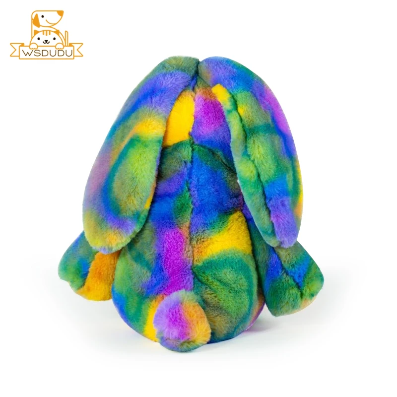 Радужный кролик медведь свинка красочные милые животные плюшевые мягкие игрушки