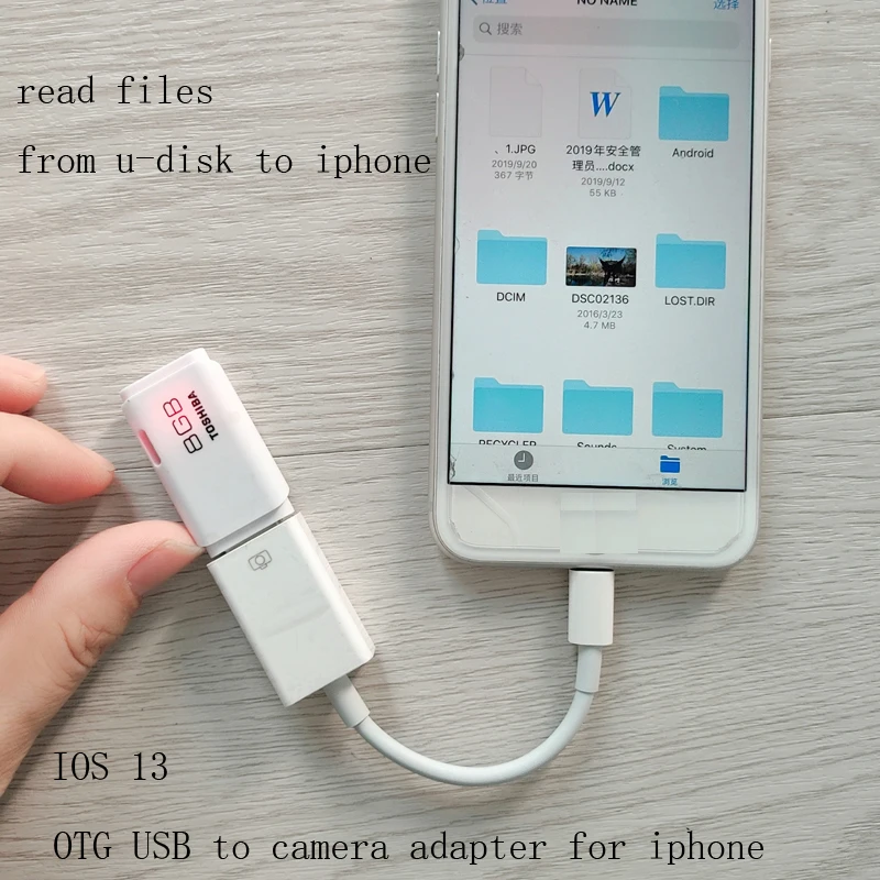 Адаптер OTG для 8 контактного usb адаптера 7 X комплект подключения камеры конвертер