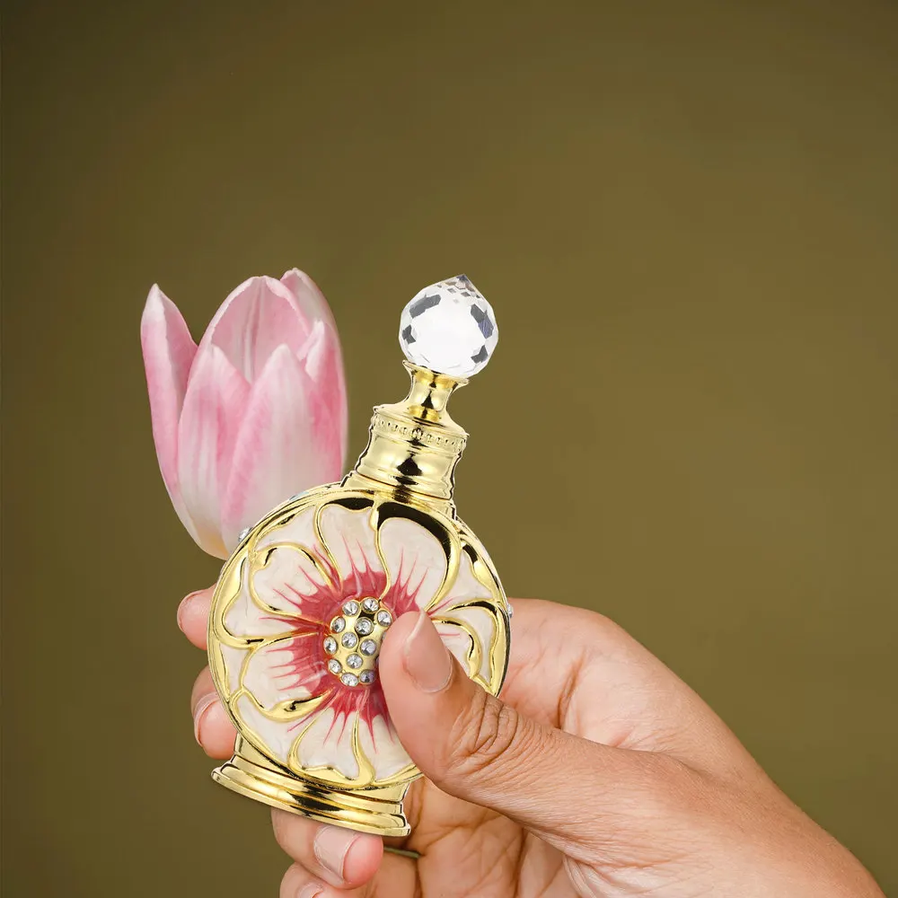 

12ml Refillable Empty Essential Oil Bottle Creative Glass Perfume Bottle