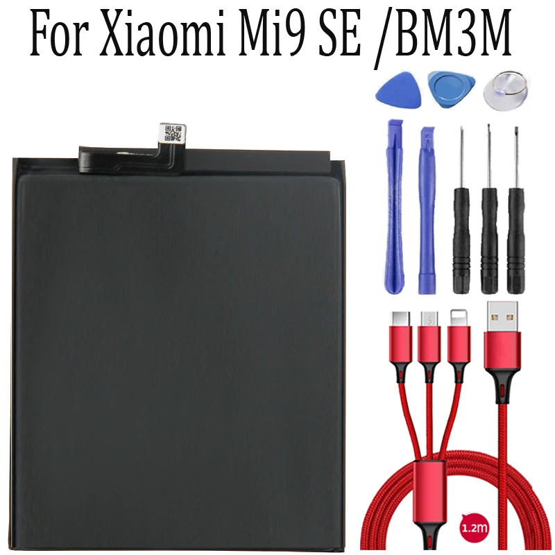 Аккумулятор BM3M на 3070 мАч для Xiaomi Mi9 SE Mi 9 батареи + USB кабель