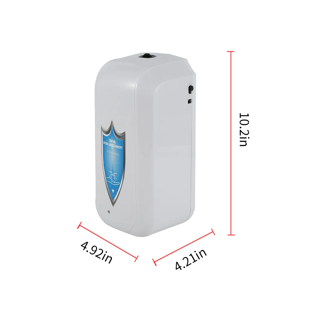 Wall Mounted Automatic Soap Dispenser Touchless Liquid Soap Dispenser Sensor Induction Foaming Hand Washing Device 1200ML
Wall Mounted Automatic Soap Dispenser Touchless Liquid Soap Dispenser Sensor Induction Foaming Hand Washing Device 1200ML