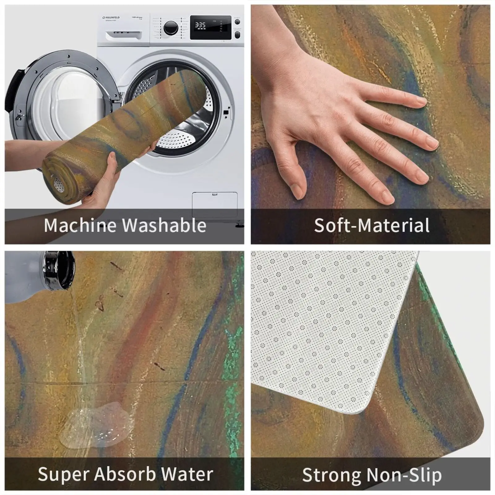 Ковер с криком коврик подушка Мягкий Нескользящий ковер Эдварда мунч история