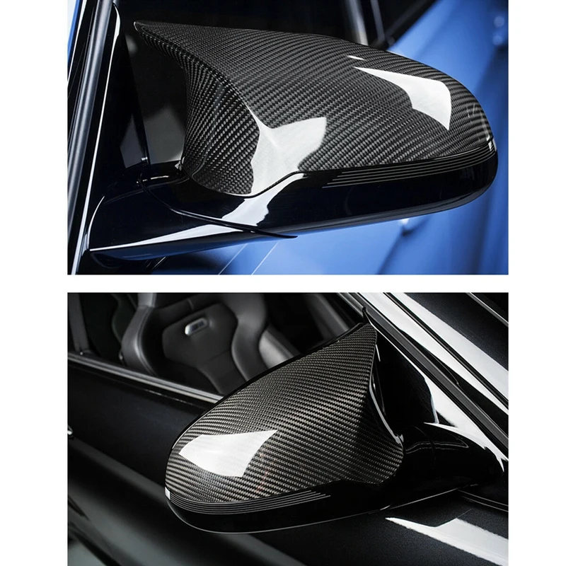 

Carbon Mirror Cover for -BMW M2 M3 M4 F80 F82 2015-2020 Rearview Side Mirror Caps Only Left Hand Drive